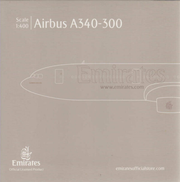 Airbus A340-300 Emirates A6-ERM Gemini Jets GJUAE1284 1:400