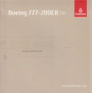 Boeing 777-200ER Emirates A6-EMI Gemini Jets GJUAE1285 1:400