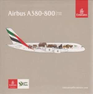 Airbus A380-800 Emirates "Wildlife" A6-EEQ Gemini Jets GJUAE1594 1:400