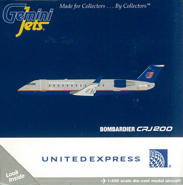 Bombardier CRJ200 United Express N417AW Gemini Jets GJUAL1633 1:400