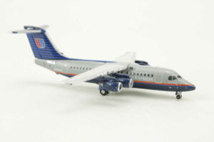 Alternative view of BAE146/RJ-85 United Airlines N292UE Gemini Jets GJUAL761 1:400
