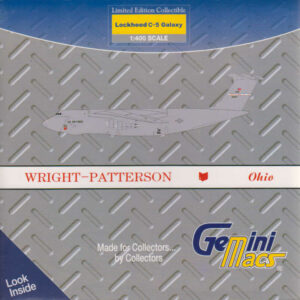 Lockheed C-5 Galaxy USAF Wright Patterson Ohio 00457 Gemini Macs GMUSA056 1:400