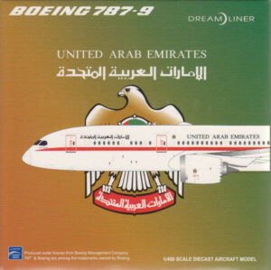 Boeing 787-9 United Arab Emirates A6-PFE JC Wings LH4244 1:400
