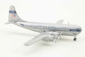 Alternative view of Boeing 377 Pan Am NX1024V Herpa White Box 1:500