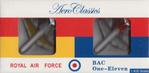 Set 2pcs BAC One-Eleven Royal Air Force XX105 / XX919 Aeroclassics 1:400