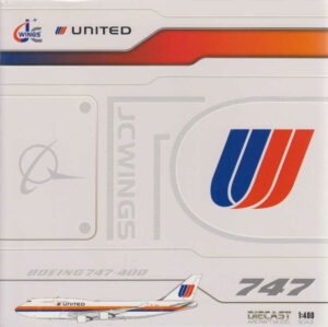 Boeing 747 United Airlines "Saul Bass" N183UA JC Wings XX40087 1:400