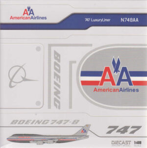 Boeing 747-8 American Airlines N748AA JC Wings XX40215 1:400