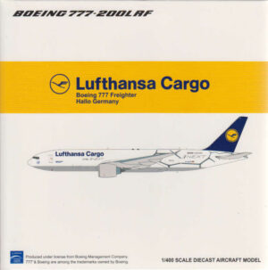 Boeing 777-200LRF Lufthansa Cargo D-ALFE JC Wings XX4076 1:400