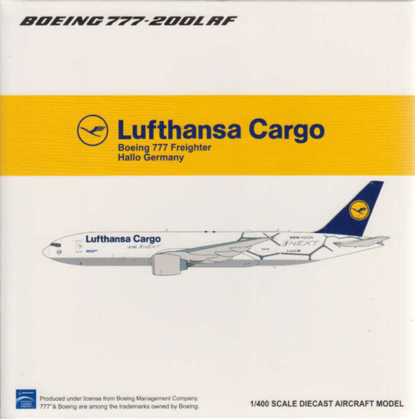 Boeing 777-200LRF Lufthansa Cargo D-ALFE JC Wings XX4076 1:400