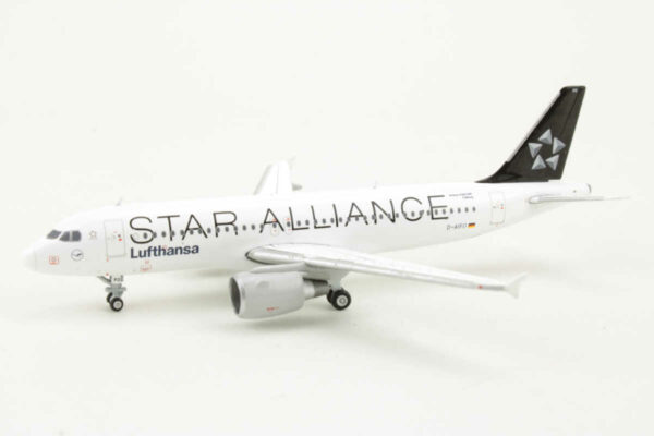 Airbus A320 Lufthansa "Star Alliance" - Black D-AIPD JC Wings XX4077 1:400 – Bild 3