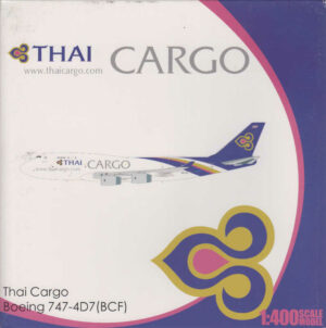 Boeing 747-4D7(BCF) Thai Airways Cargo HS-TGJ JC Wings XX4318 1:400