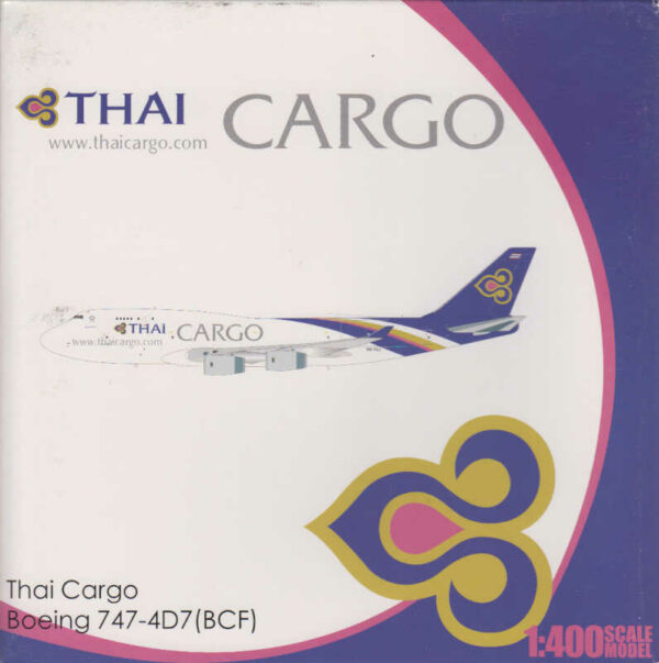 Boeing 747-4D7(BCF) Thai Airways Cargo HS-TGJ JC Wings XX4318 1:400