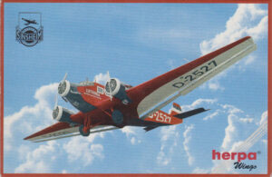 Junkers JU 52/3m "Museum Sinsheim" D-2527 Herpa 019040 1:160