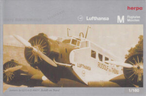 Junkers JU 52/3m "Rudolf von Thüna" D-ANOY Herpa 019118 1:160