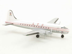 Alternative view of Douglas DC-4 LTU D-AMIR Herpa 514651 1:500
