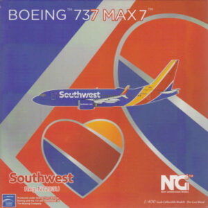 Boeing 737 MAX 7 Southwest Airlines N7203U NG Models 87001 1:400