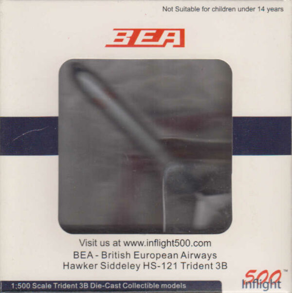 Hawker Siddeley HS-121 Trident 3B BEA British European Airways G-AWZK Inflight500 1:500