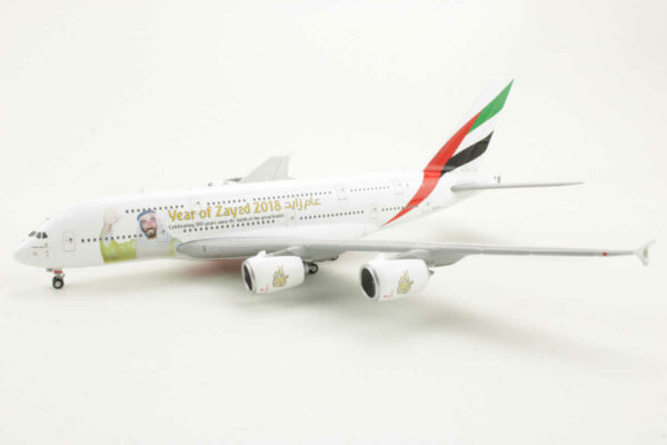 Airbus A380-800 Emirates "Year of Zayed 2018" A6-EUZ Gemini Jets GJUAE1747 1:400 – Bild 3