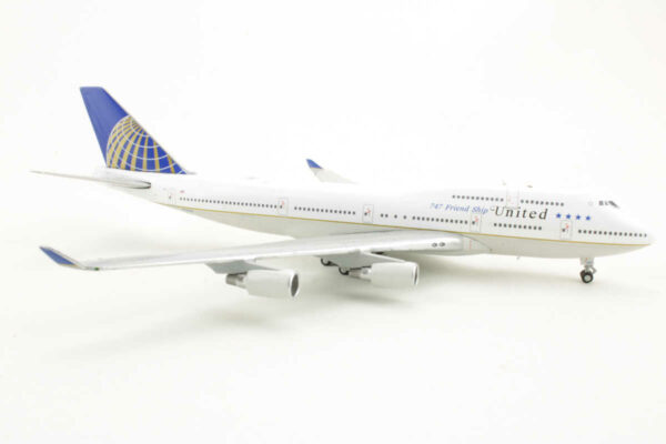 Boeing 747-400 United Airlines "747 Friend Ship" N121UA Gemini Jets GJUAL1741 1:400 – Bild 2