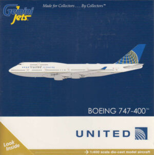 Boeing 747-400 United Airlines "747 Friend Ship" N121UA Gemini Jets GJUAL1741 1:400