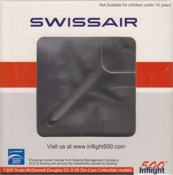 McDonnell Douglas DC-9-50 Swissair HB-ISR Inflight500 IF5950001 1:500