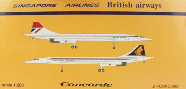 Concorde British Airways / Singapore Airlines G-BOAD Inflight200 JFI-CONC-003 1:200