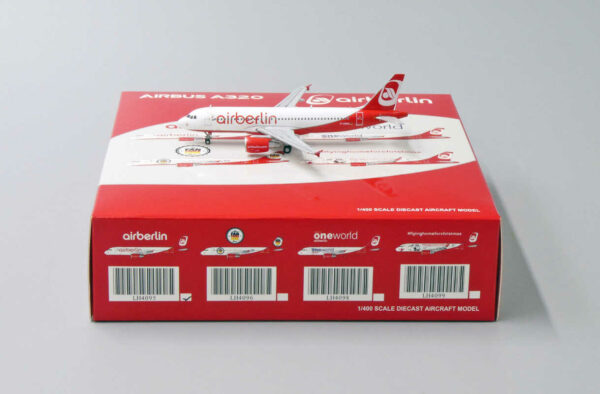 Airbus A320 Air Berlin "Last Flight" D-ABNW JC Wings LH4095 1:400