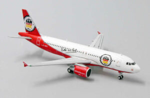 Alternative view of Airbus A320 Air Berlin "Fan Force One" D-ABFK JC Wings LH4096 1:400