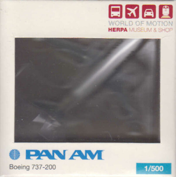Boeing 737-200 Pan Am N63AF Herpa Museum Shop Herpa 1:500