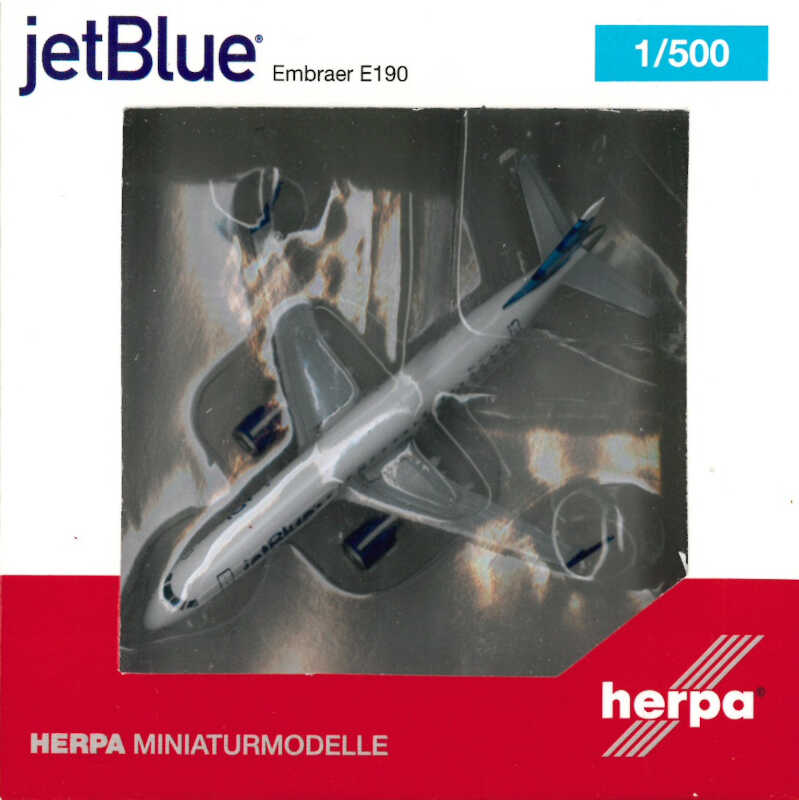 Embraer E190 JetBlue "Blueberries" N323JB Herpa 526555 1:500