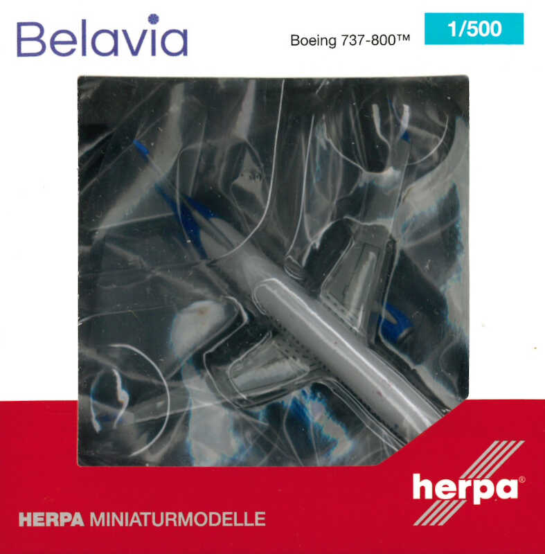 Boeing 737-800 Belavia EW-543PA Herpa 535717 1:500