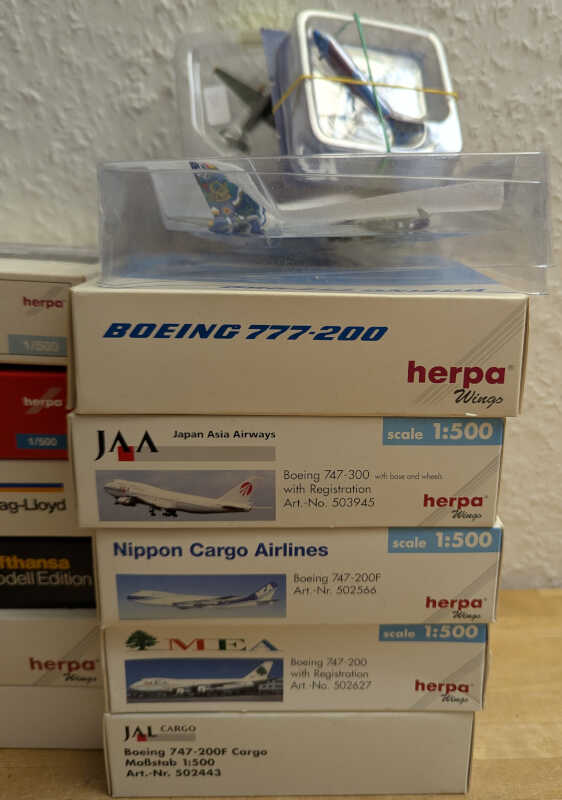 *2.Wahl* Paket 34 Stück Modelle Herpa 1:500 *2nd choice* – Bild 4