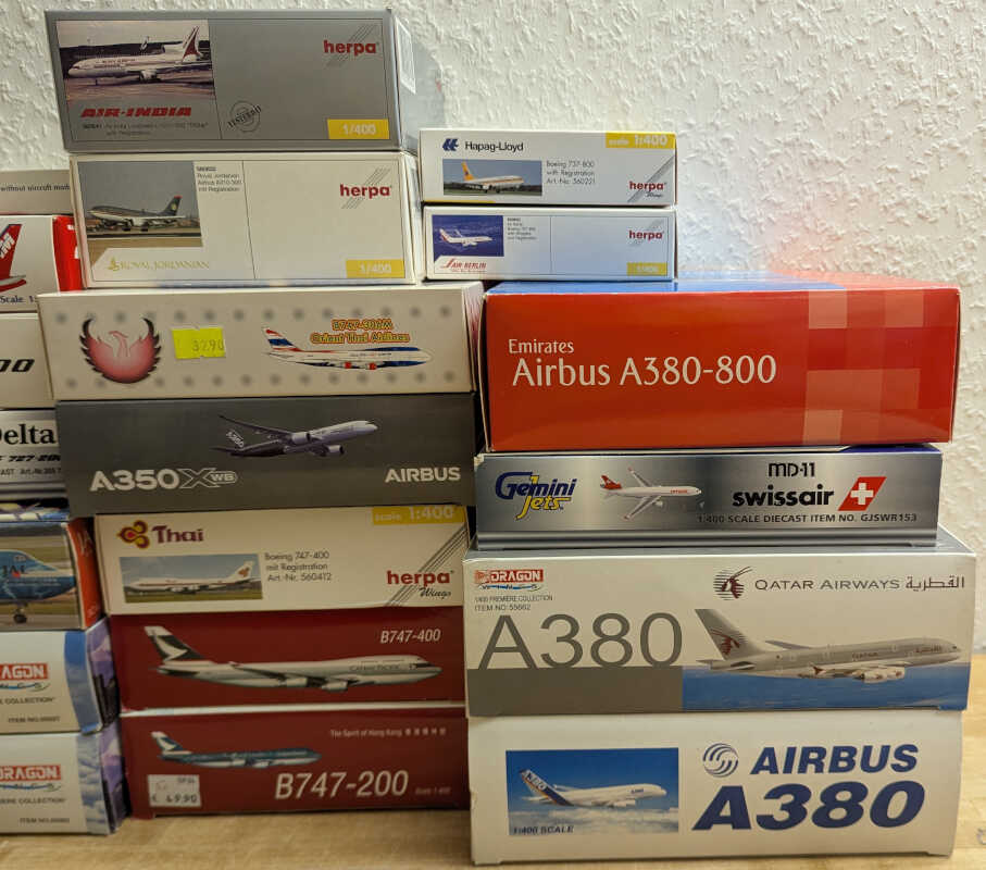 *2.Wahl* Paket 20 Stück Modelle Herpa / Dragon Wings / JC Wings / Gemini Jets 1:400 *2nd choice* – Bild 3