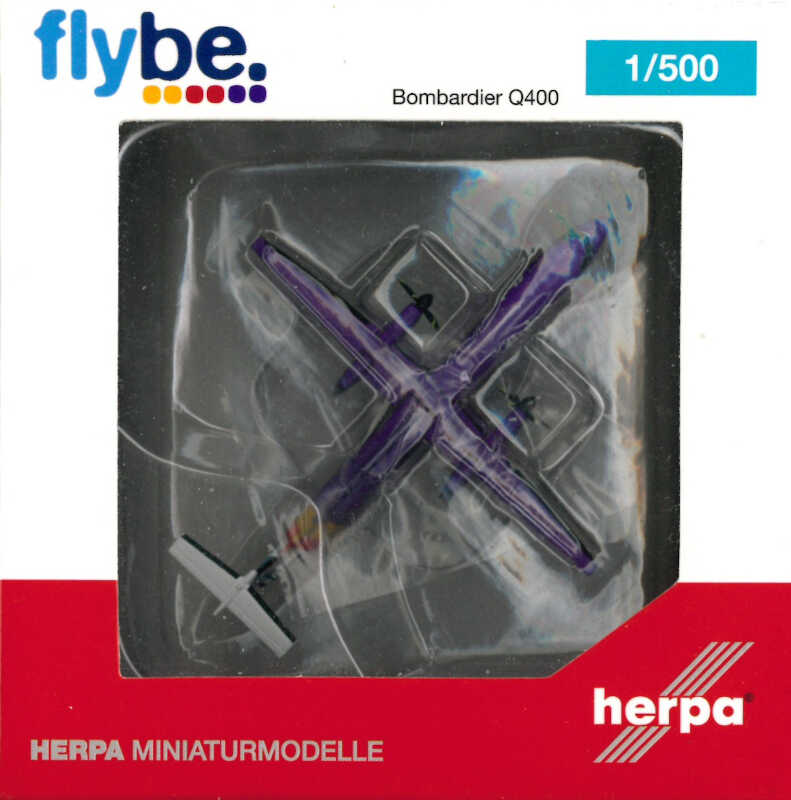 Bombardier Q400 Flybe G-JECY Herpa 527590 1:500