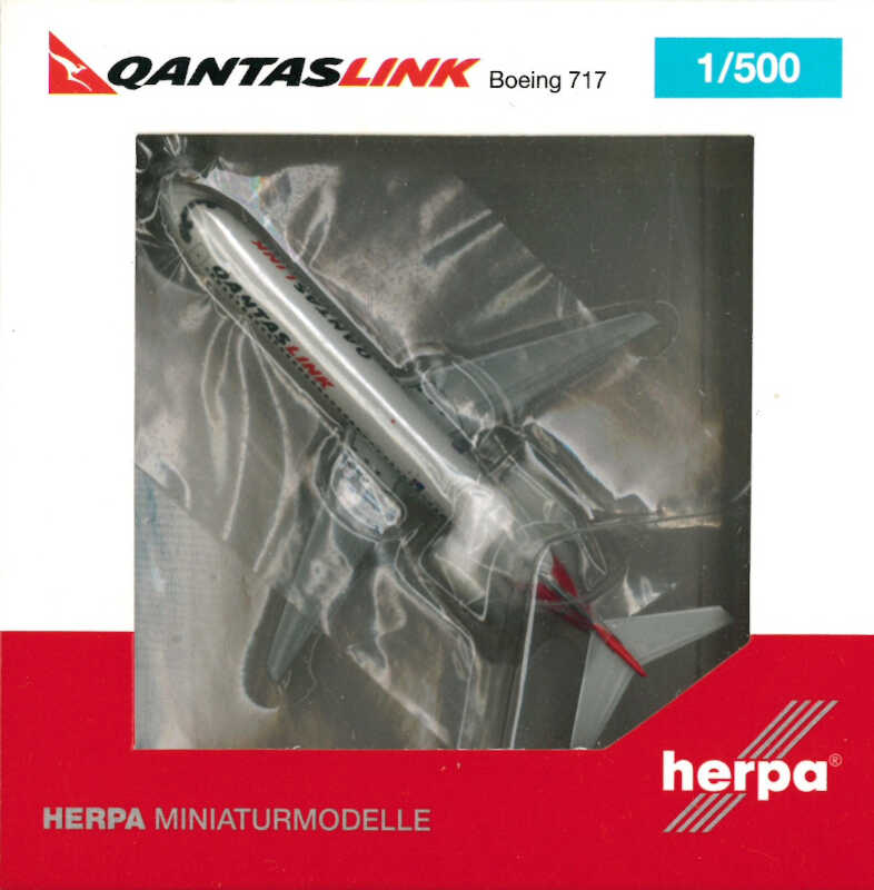 Boeing 717 QantasLink VH-NXG Herpa 528269 1:500
