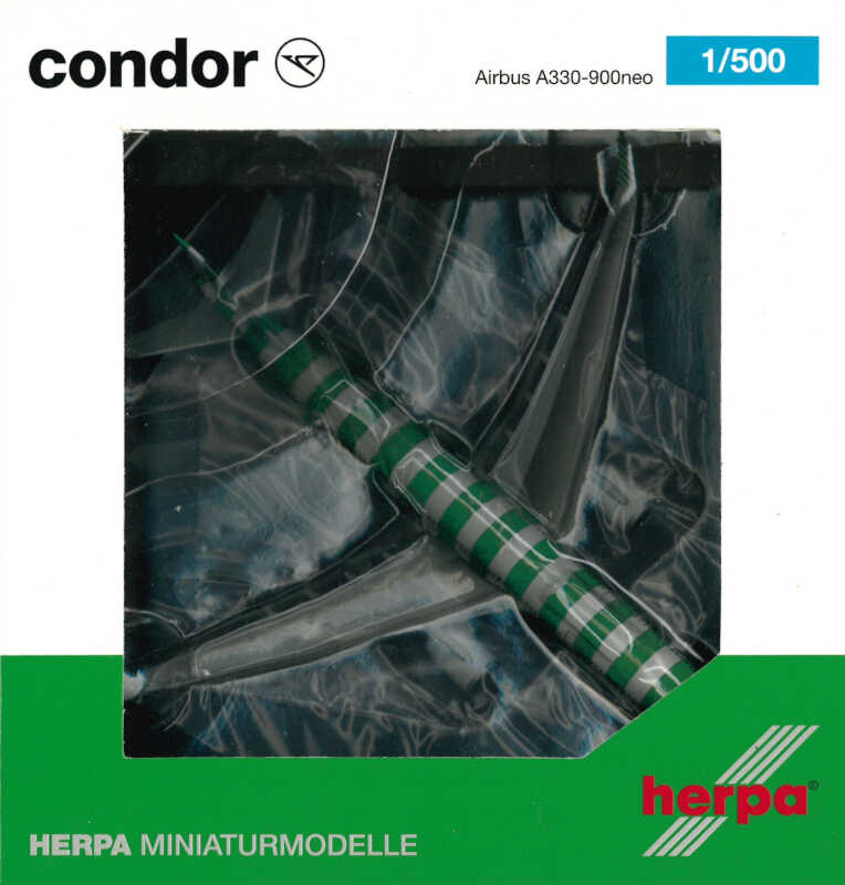 Airbus A330-900neo Condor "Island" D-ANRD Herpa 536783 1:500