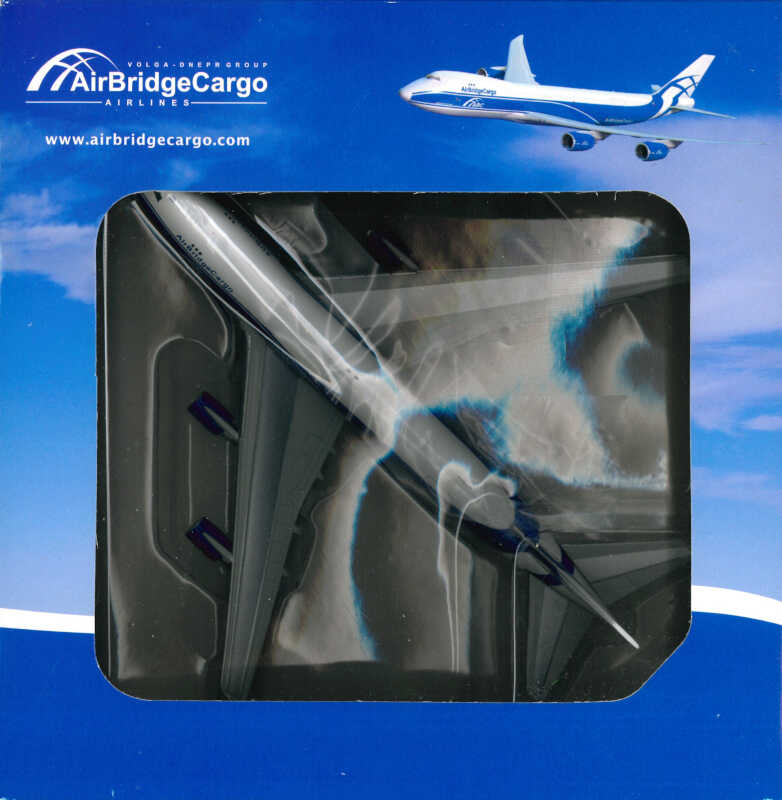 Boeing 747-400F Air Bridge Cargo VP-BIM Herpa 562201 1:400