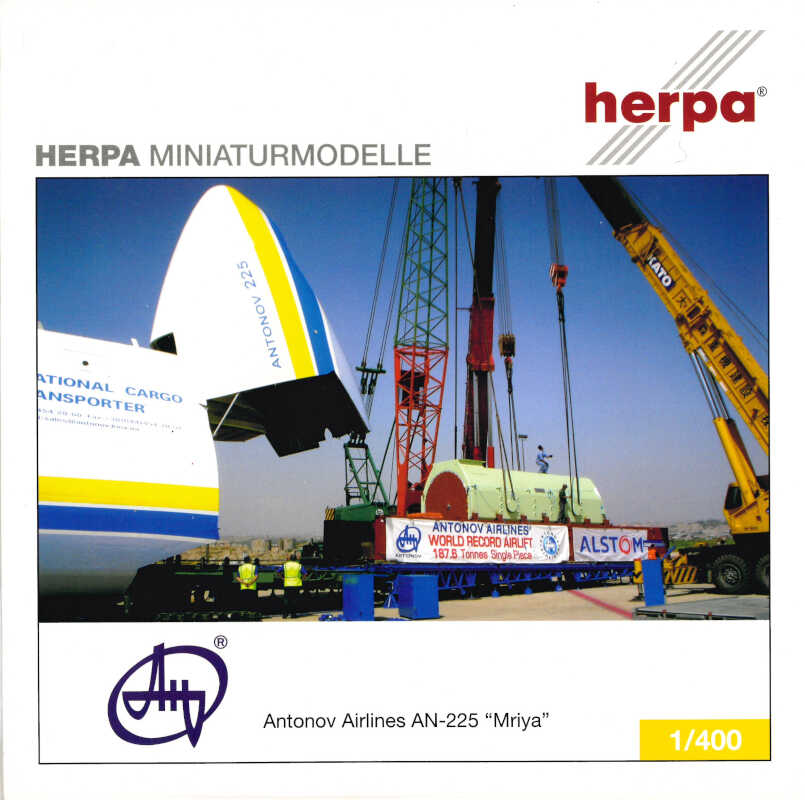 Antonov AN-225 Antonov Airlines "Mriya" UR-82060 Herpa 562287 1:400