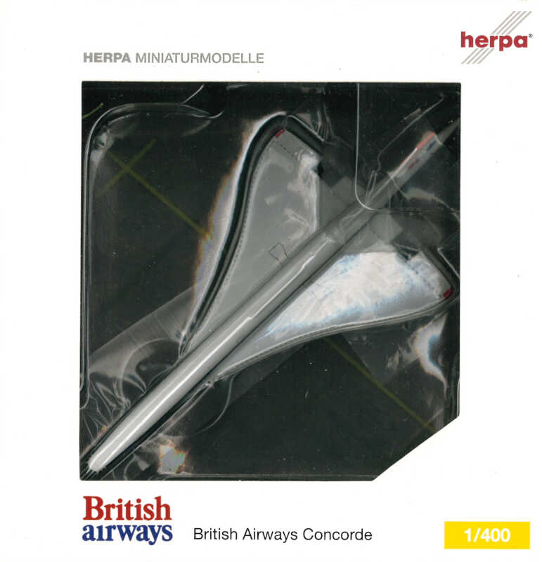 Concorde British Airways G-BOAF Herpa 562294 1:400
