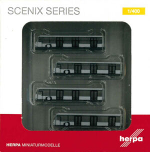 Scenix Series Airport Bus Set Herpa 562409 1:400