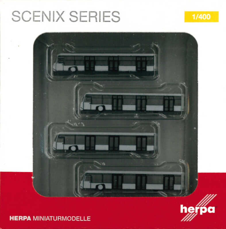 Scenix Series Airport Bus Set Herpa 562409 1:400