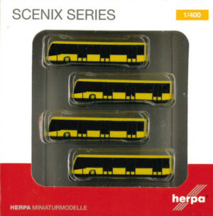 Scenix Series Airport Bus Set Herpa 562591 1:400