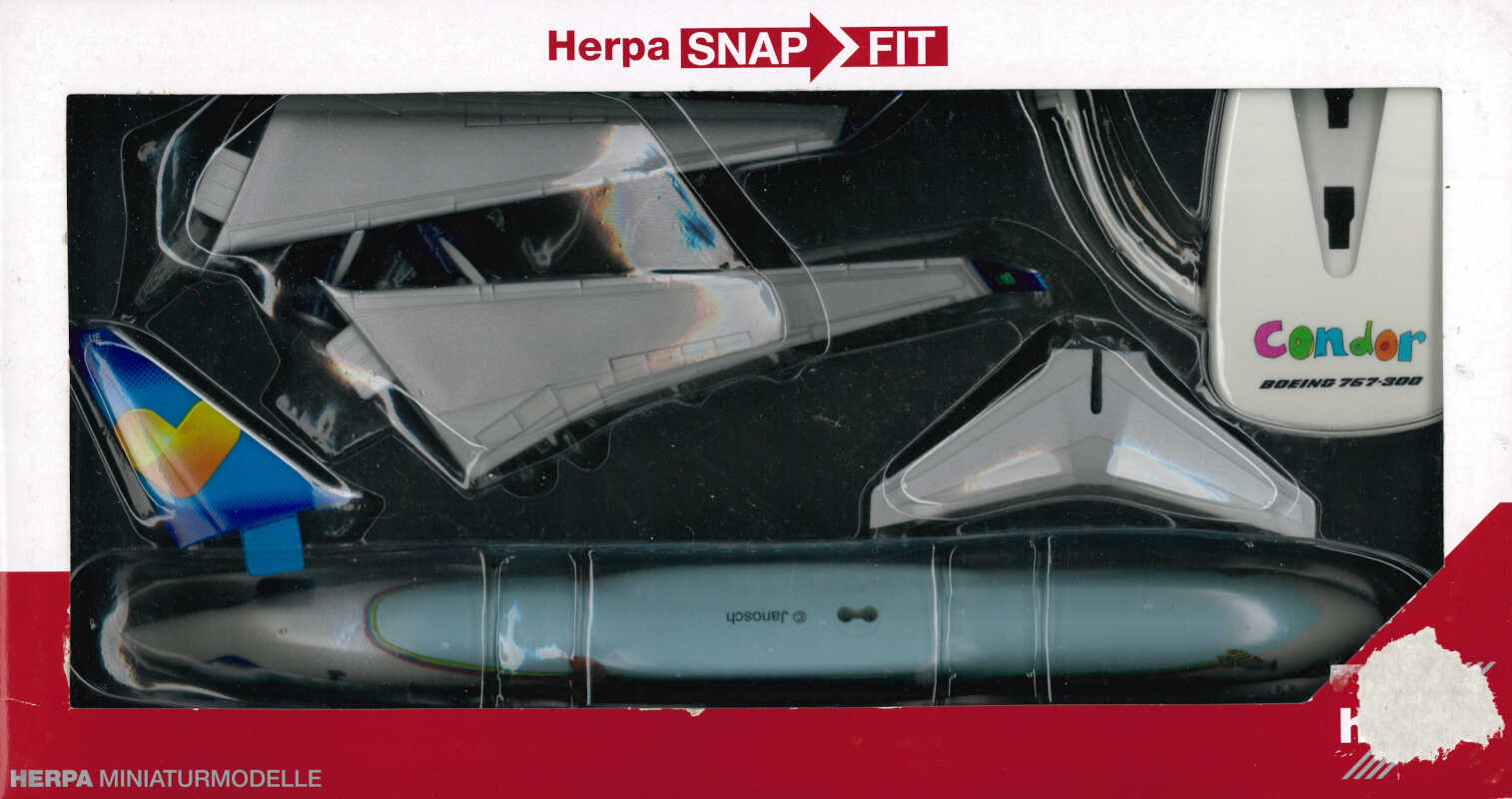 Boeing 767-300 Condor "Janosch" D-ABUE Herpa Snap-Fit 609968 1:200