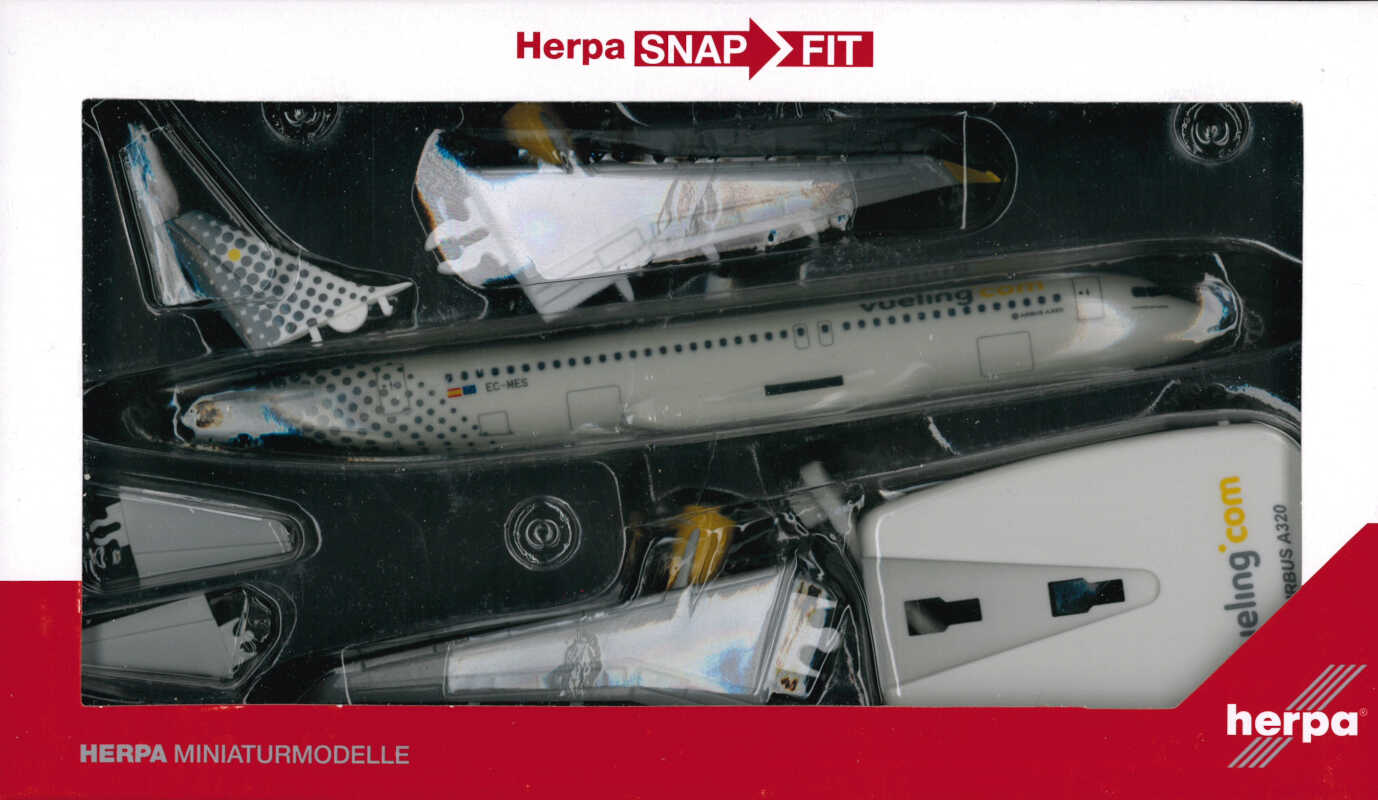 Airbus A320 Vueling EC-MES Herpa Snap-Fit 610889-001 1:200