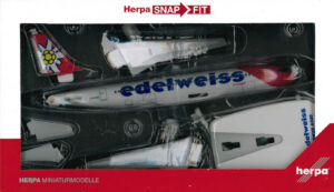 Airbus A320 Edelweiss HB-IJU Herpa Snap-Fit 610940 1:200