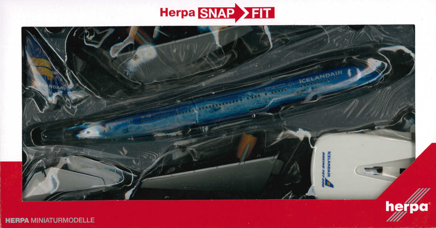 Boeing 757-200 Icelandair "80 years" TF-FIR Herpa Snap-Fit 611848 1:200