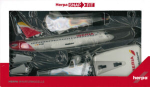 Airbus A320neo Iberia EC-NER Herpa Snap-Fit 613064 1:200