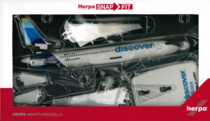 Airbus A320 Discover Airlines D-AIUS Herpa Snap-Fit 614290 1:200