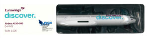 Airbus A330-300 Eurowings Discover D-AFYQ Limox Snap-Fit 1:200