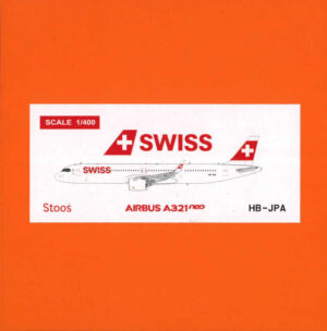 Airbus A321neo Swiss HB-JPA JC Wings EW421N007 1:400
